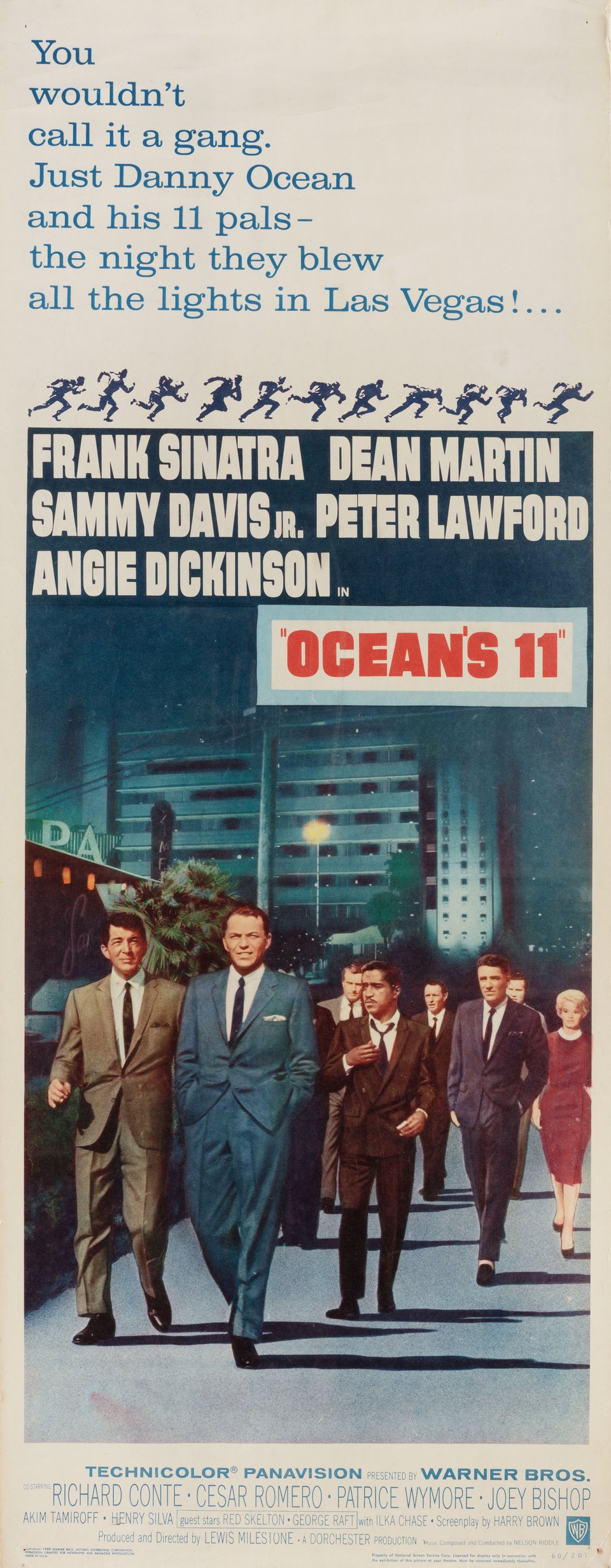 Ocean's Eleven Original 1960 U.S. Insert Movie Poster