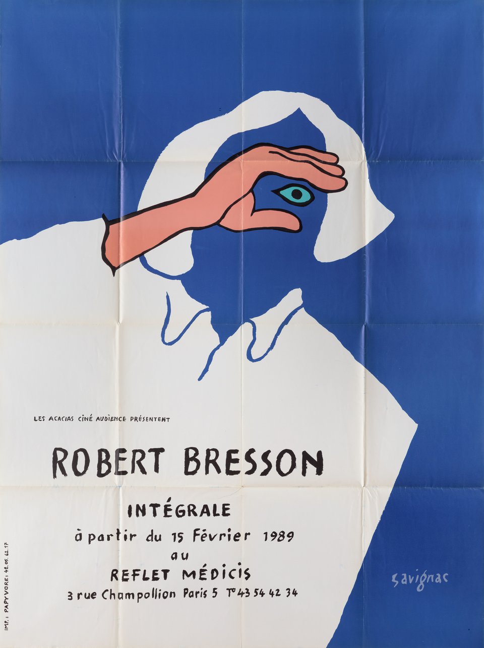 Robert Bresson L'Integrale Original 1989 French Grande Poster