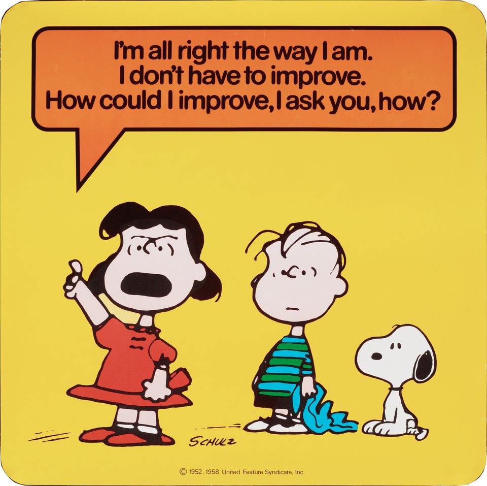 Peanuts Original 1970s U.S. Mini Poster