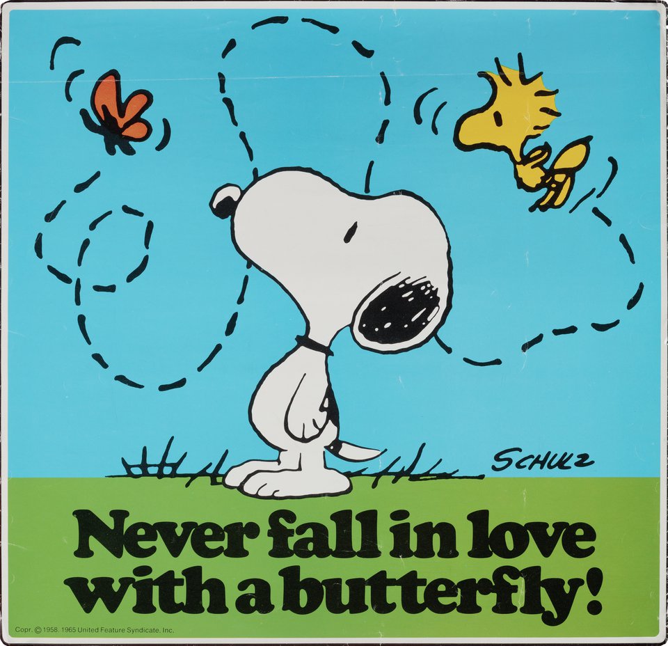 Peanuts Original 1970s U.S. Mini Poster