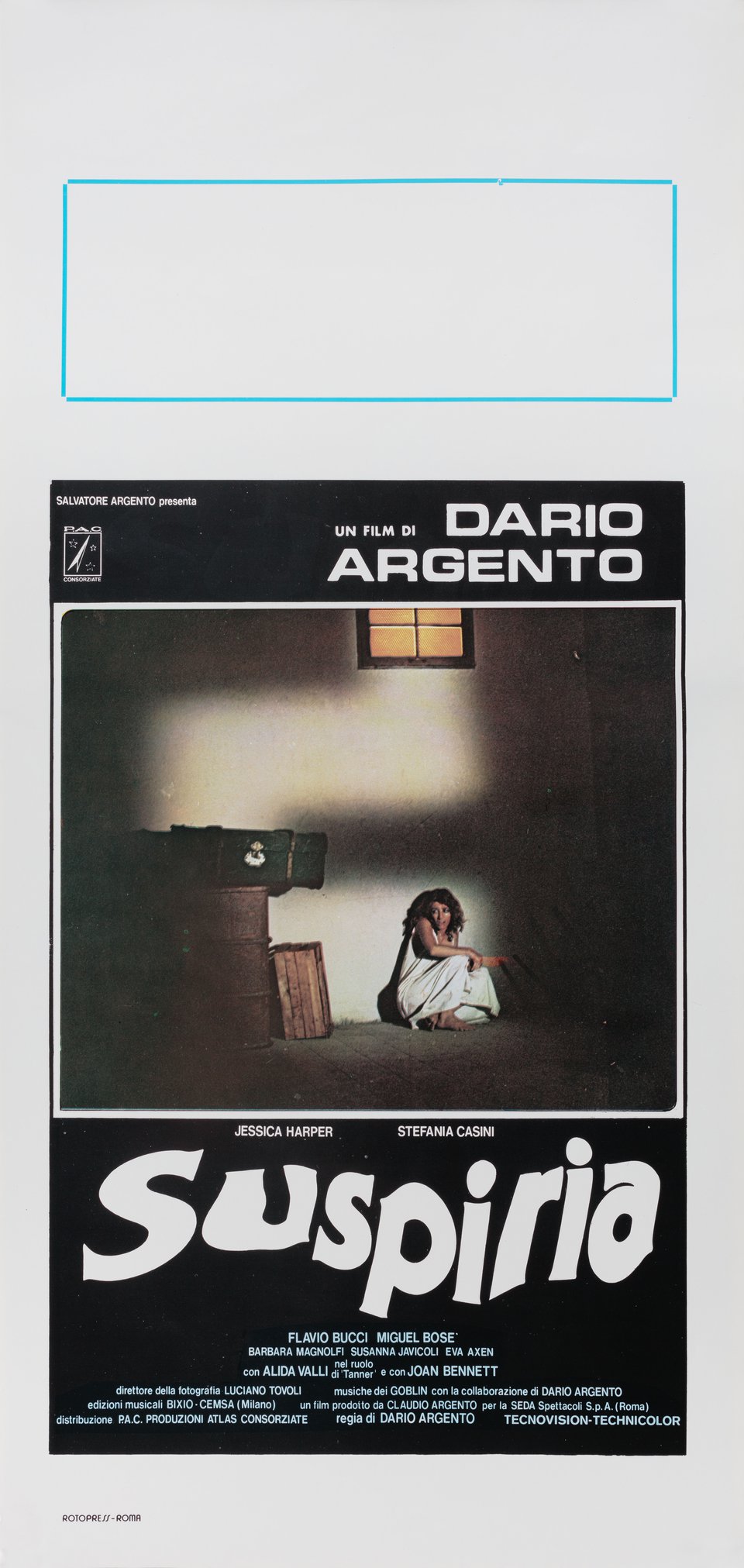 Suspiria Original 1977 Italian Locandina Movie Poster