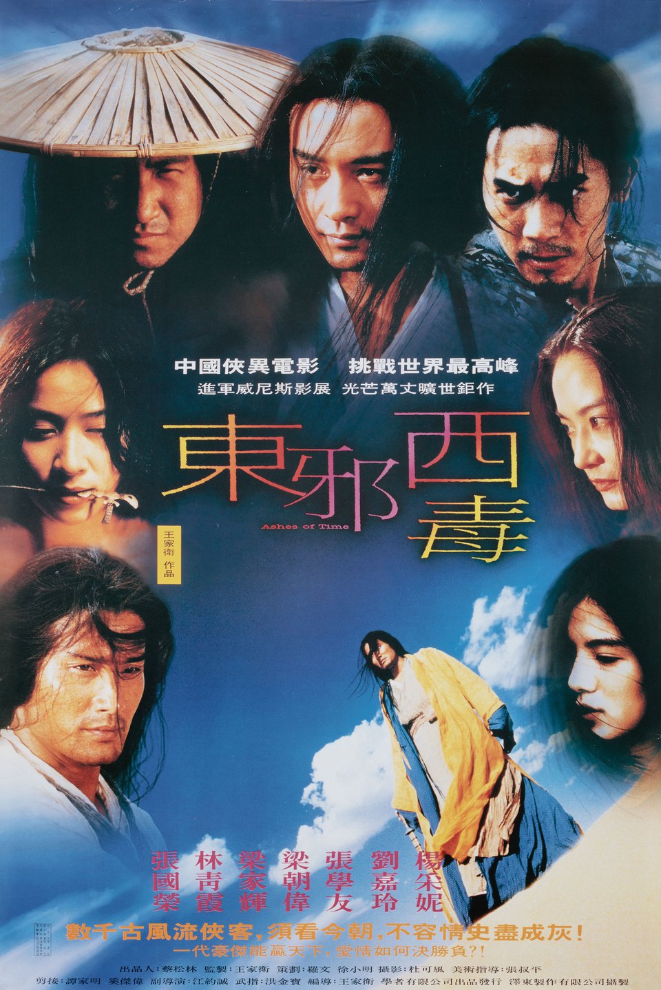 Ashes of Time Original 1994 Hong Kong Movie Poster