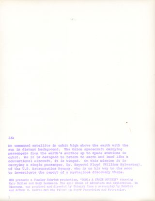 2001: A Space Odyssey Original 1968 U.S. Silver Gelatin Single-Weight Photo Alternate Image