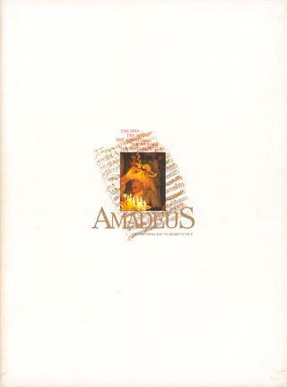 Amadeus Original 1984 Japanese Movie Program Alternate Image