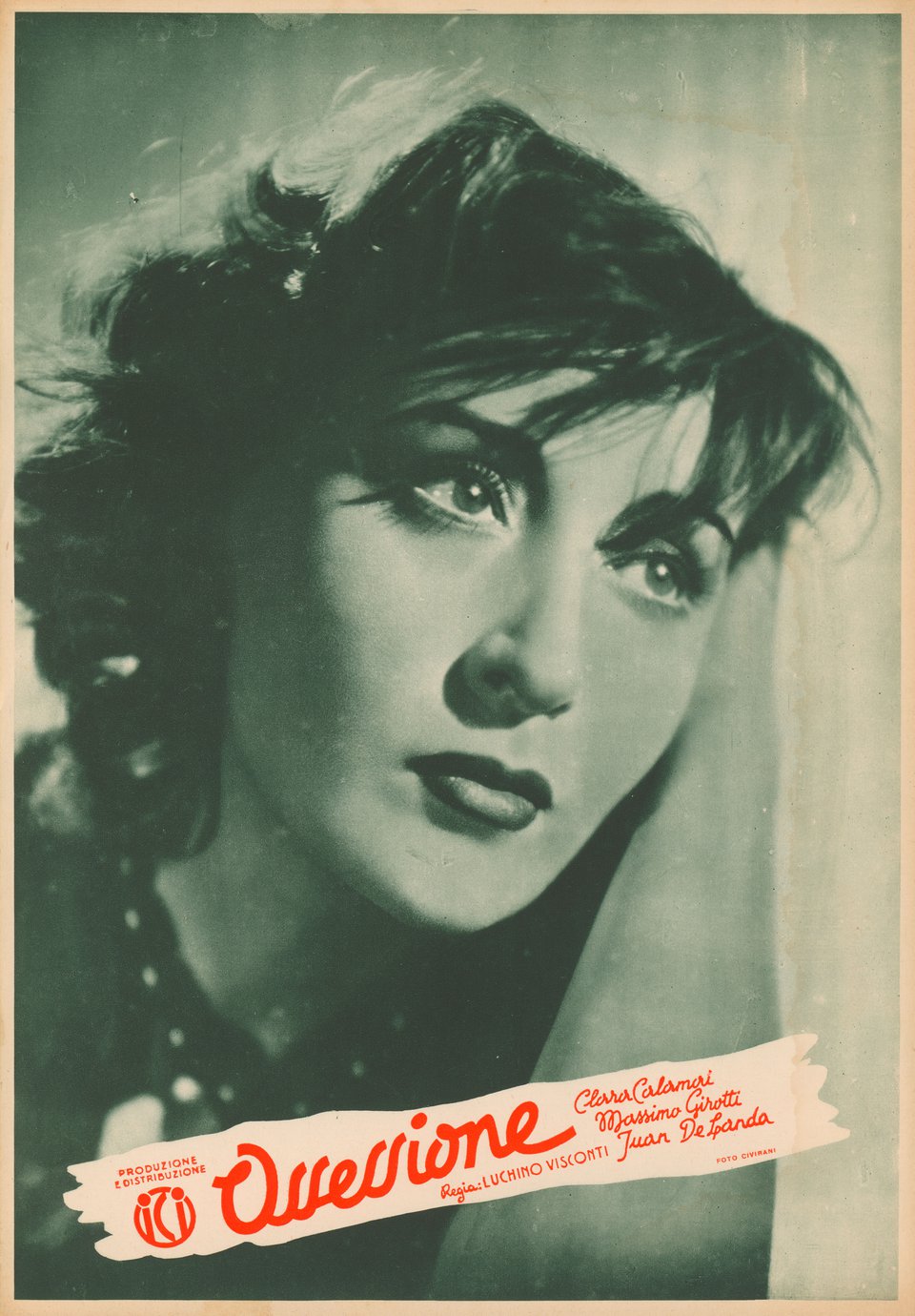 Ossessione Original 1943 Italian Fotobusta Movie Poster