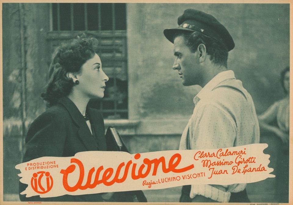 Ossessione Original 1943 Italian Fotobusta Movie Poster