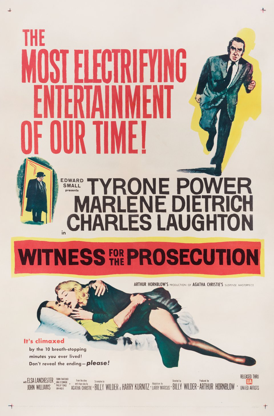 Witness for the Prosecution Original 1958 U.S. One Sheet Movie Poster