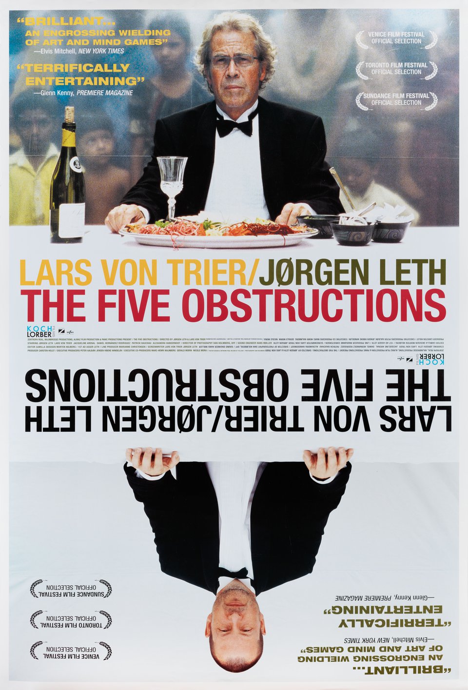 The Five Obstructions Original 2004 U.S. One Sheet Movie Poster