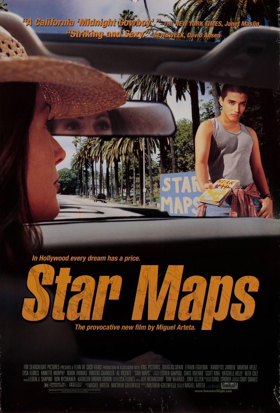 Star Maps Original 1997 U.S. One Sheet Movie Poster