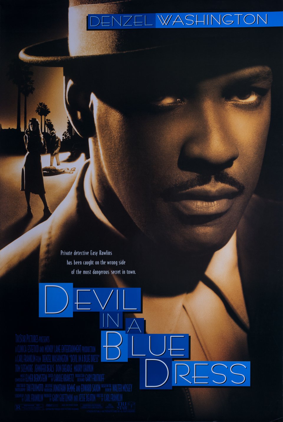 Devil in a Blue Dress Original 1995 U.S. One Sheet Movie Poster
