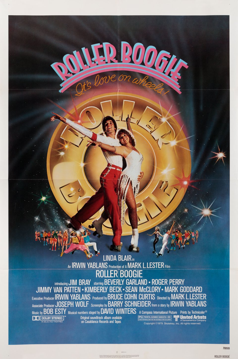 Roller Boogie Original 1979 U.S. One Sheet Movie Poster