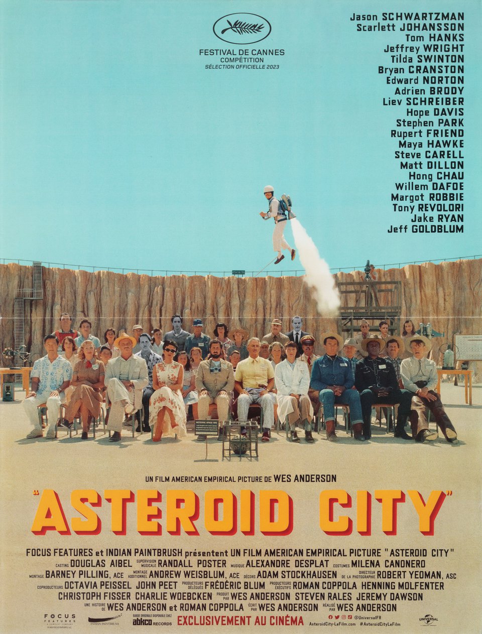 Asteroid City Original 2023 French Petite Movie Poster