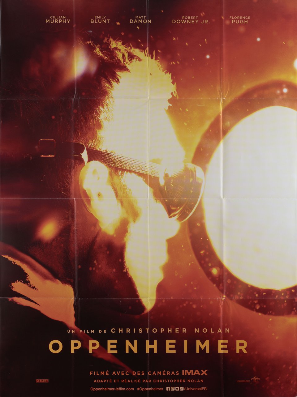 Oppenheimer Original 2023 French Grande Movie Poster