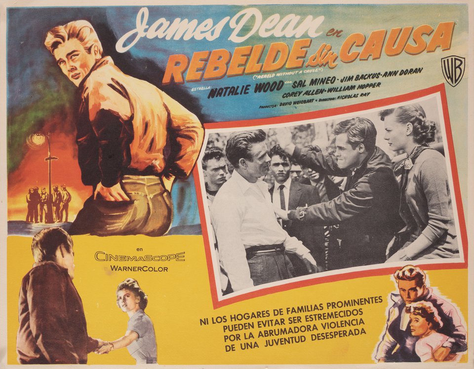 Rebel Without a Cause Original R1950s Mexican Scene Card