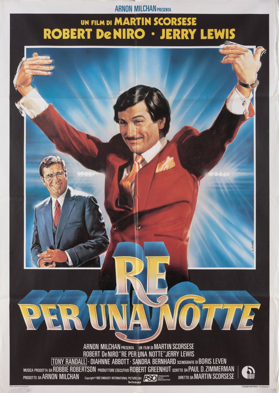 The King of Comedy (1982) Original Movie Posters - Posteritati