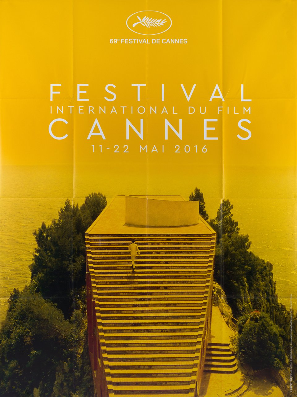 Cannes Film Festival Original 2016 French Grande Poster