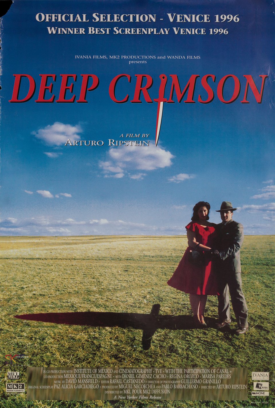 Deep Crimson Original 1996 U.S. One Sheet Movie Poster
