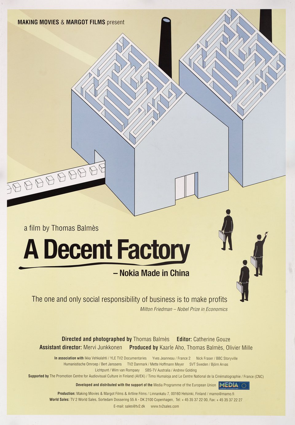 A Decent Factory: Nokia in China Original 2004 U.S. Movie Poster