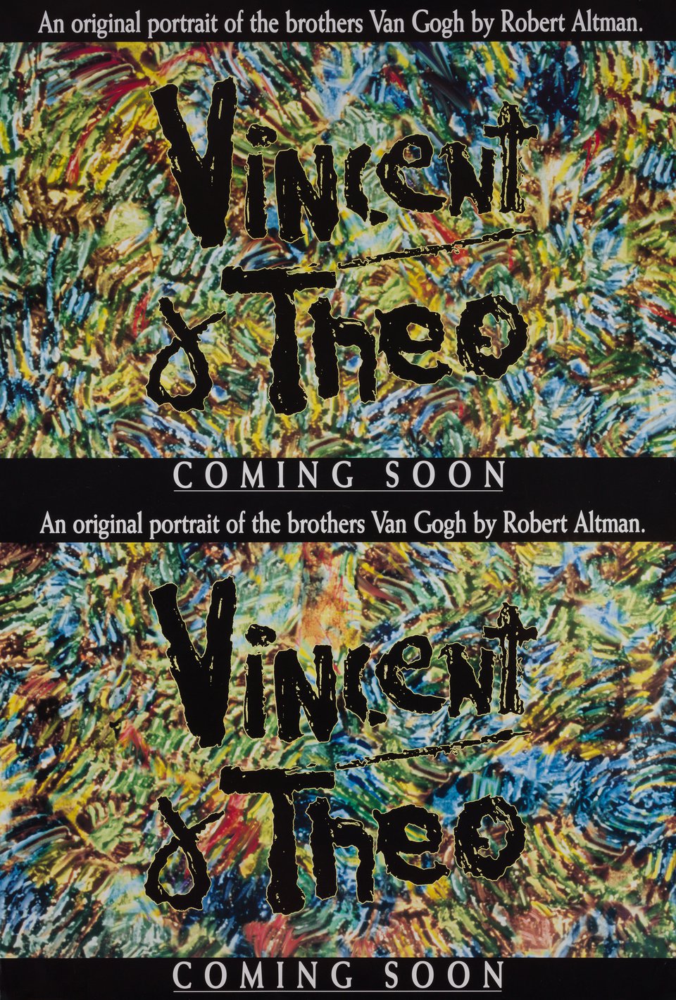 Vincent & Theo Original 1990 U.S. One Sheet Movie Poster