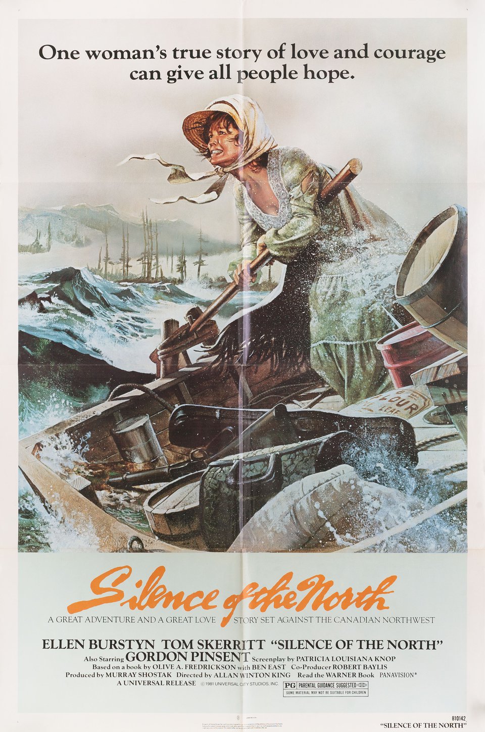 Silence of the North Original 1981 U.S. One Sheet Movie Poster