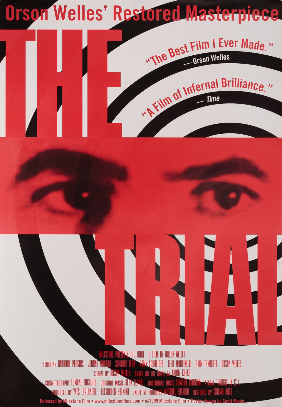 The Trial Original R1999 U.S. One Sheet Movie Poster