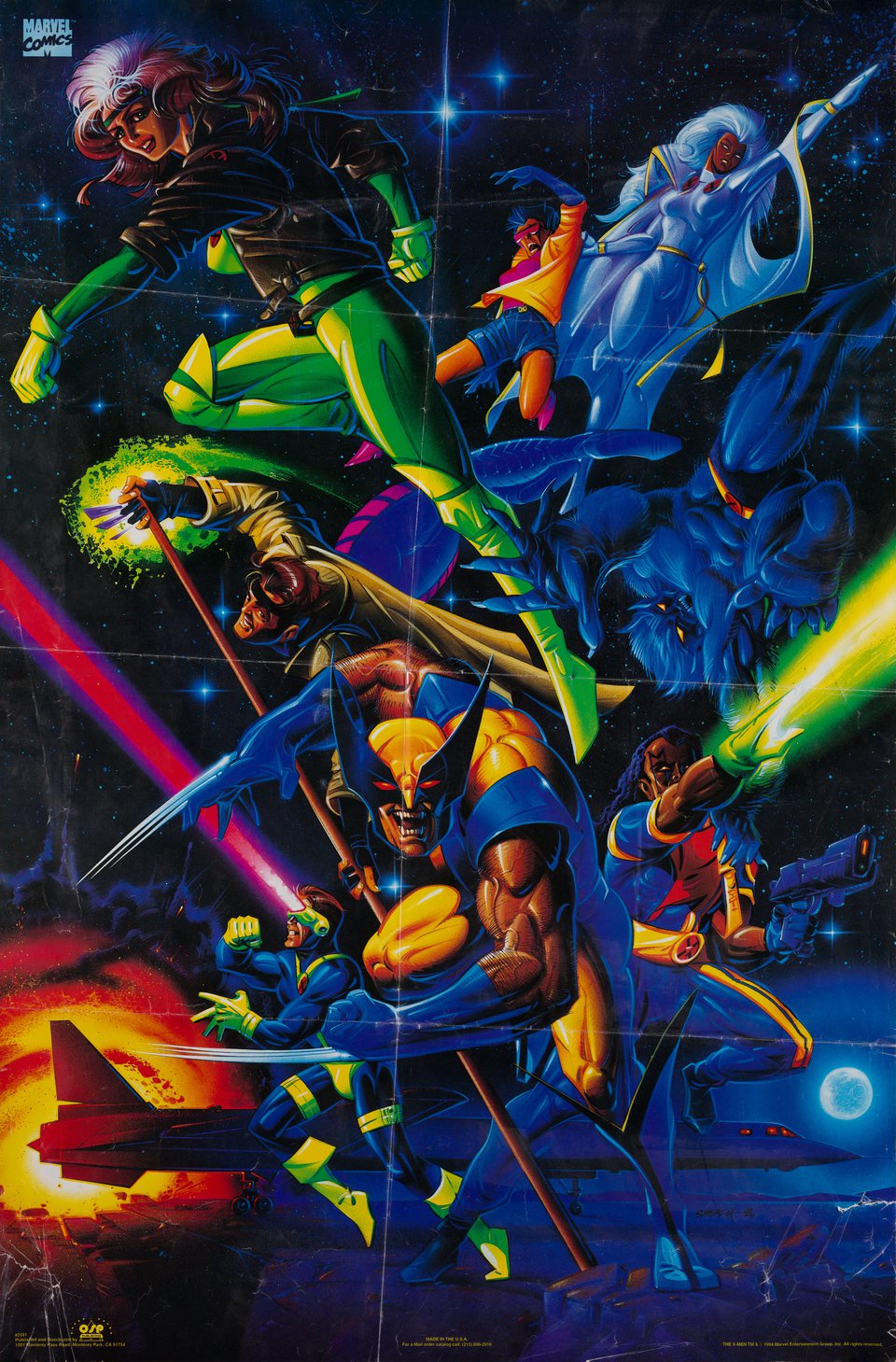 X-Men 1994 U.S. Commercial Poster