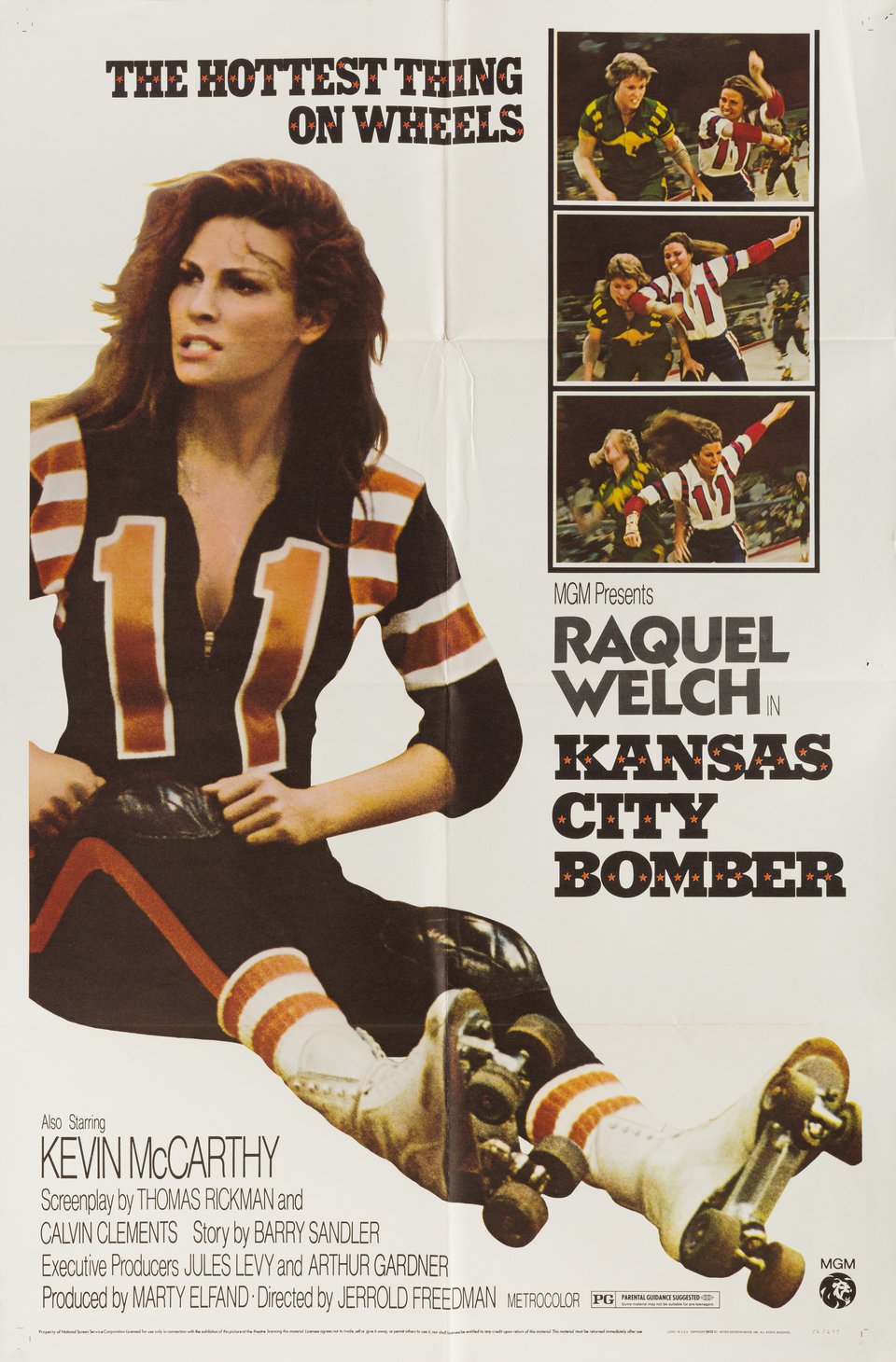 Kansas City Bomber Original 1972 U.S. One Sheet Movie Poster