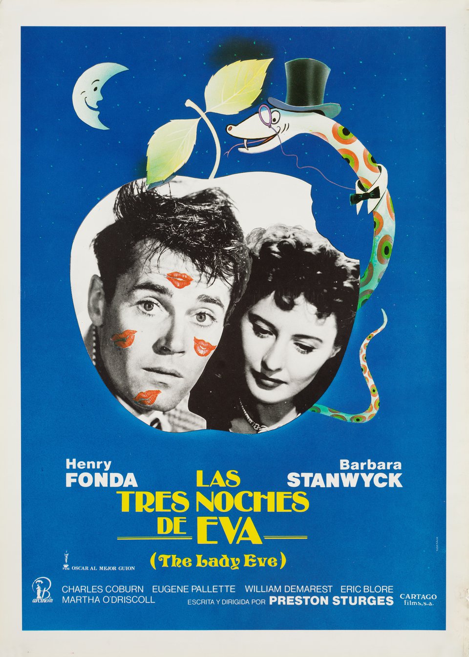 The Lady Eve Original R1980s Spanish B2 Movie Poster