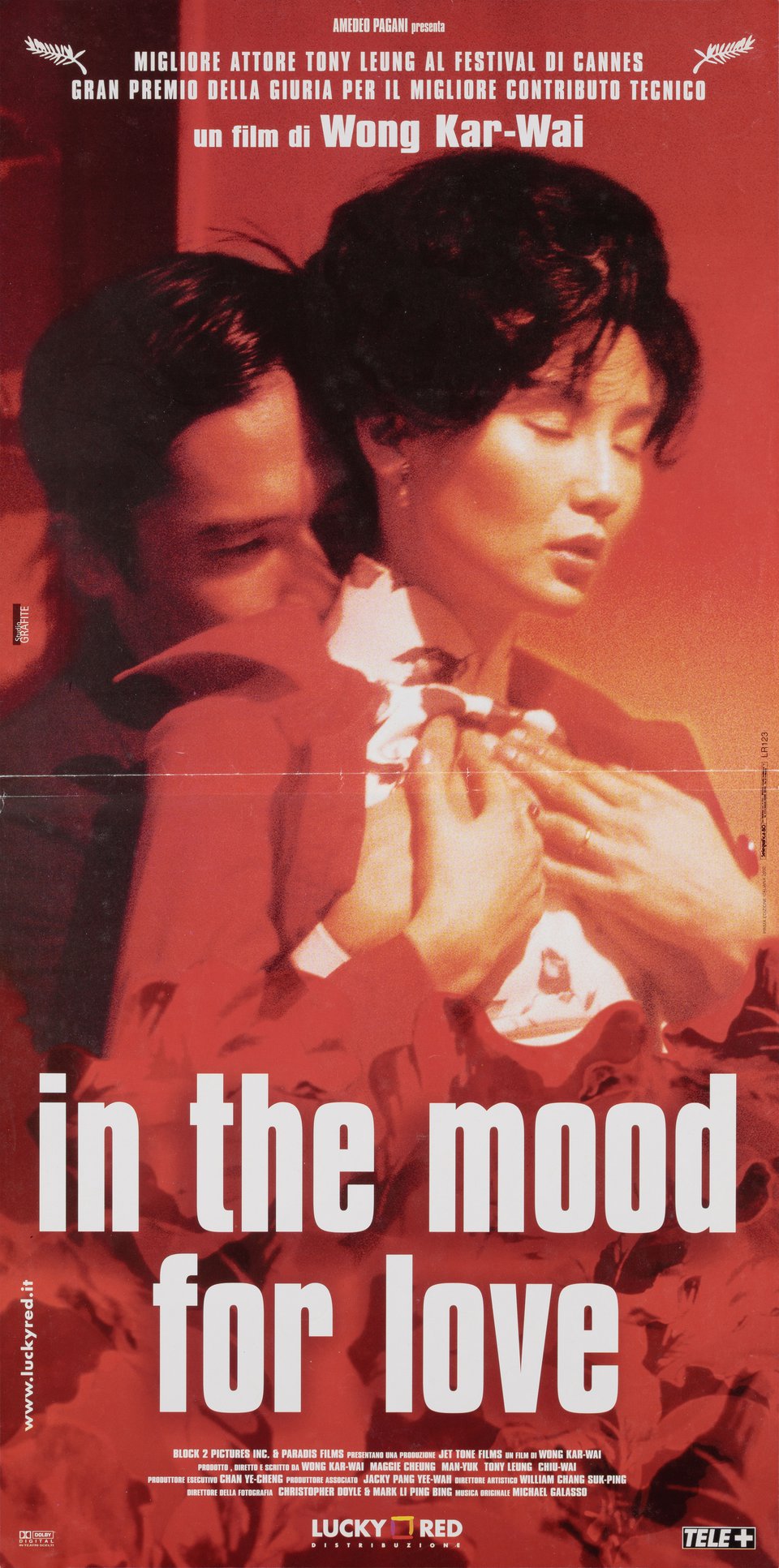In the Mood for Love Original 2000 Italian Locandina Movie Poster