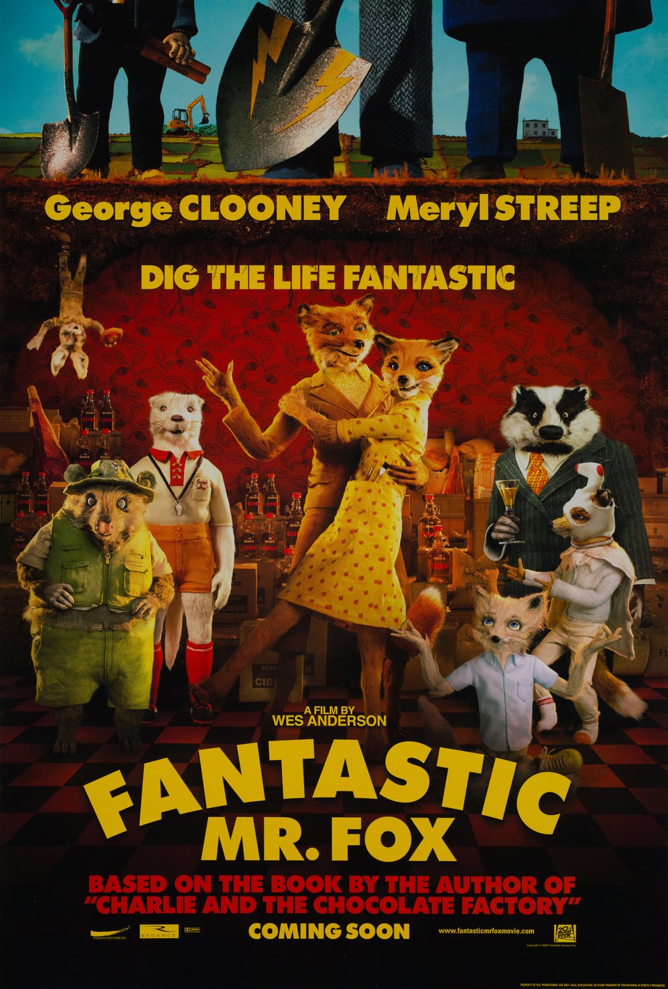 Fantastic Mr. Fox Original 2009 U.S. Mini Movie Poster