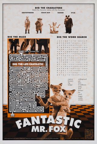 Fantastic Mr. Fox Original 2009 U.S. Mini Movie Poster Alternate Image