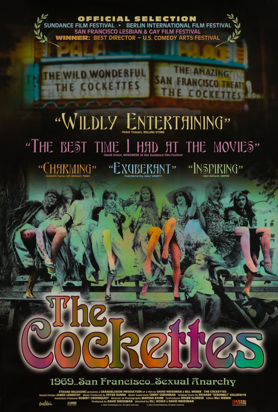 The Cockettes Original 2002 U.S. One Sheet Movie Poster