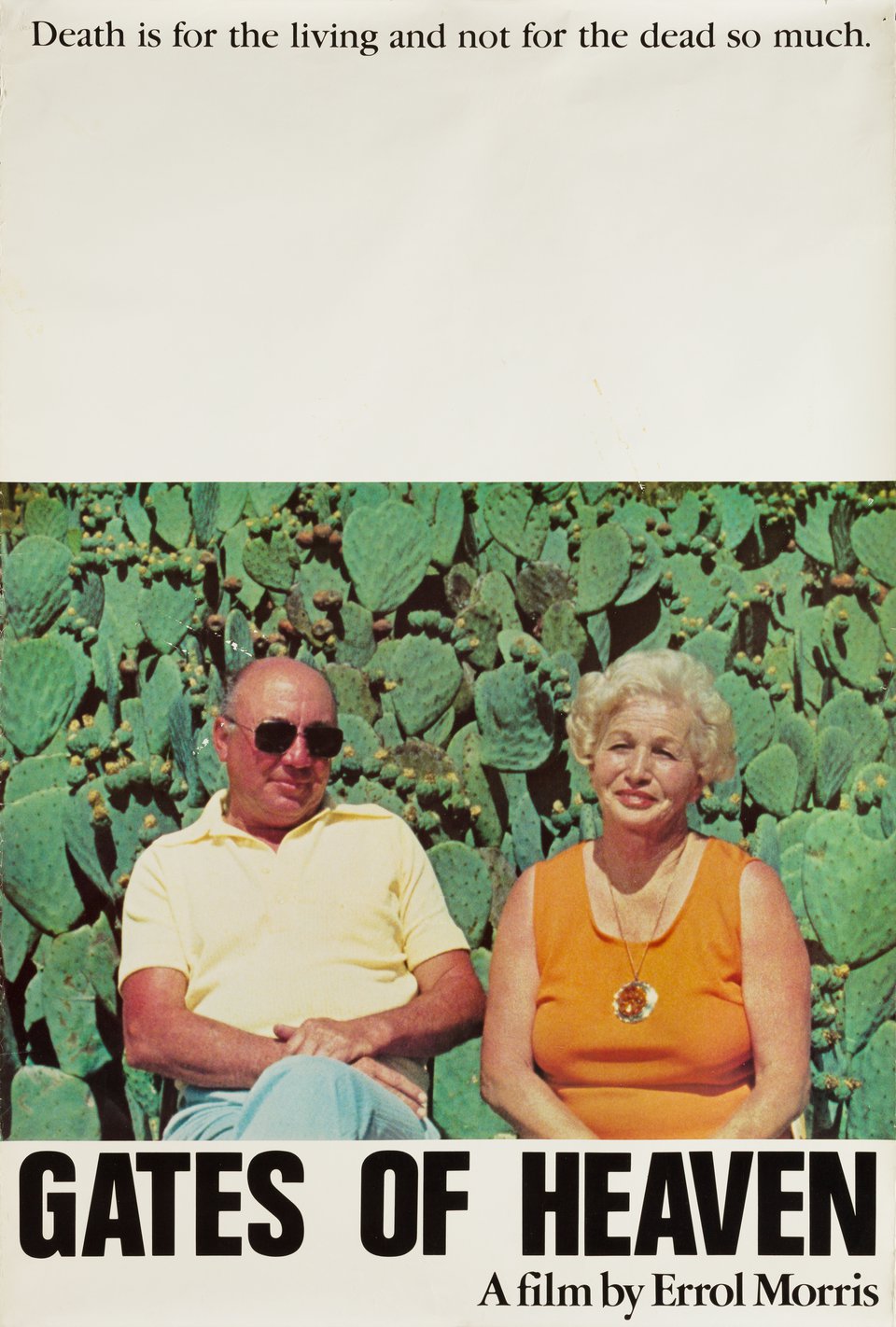 Gates of Heaven Original 1978 U.S. One Sheet Movie Poster