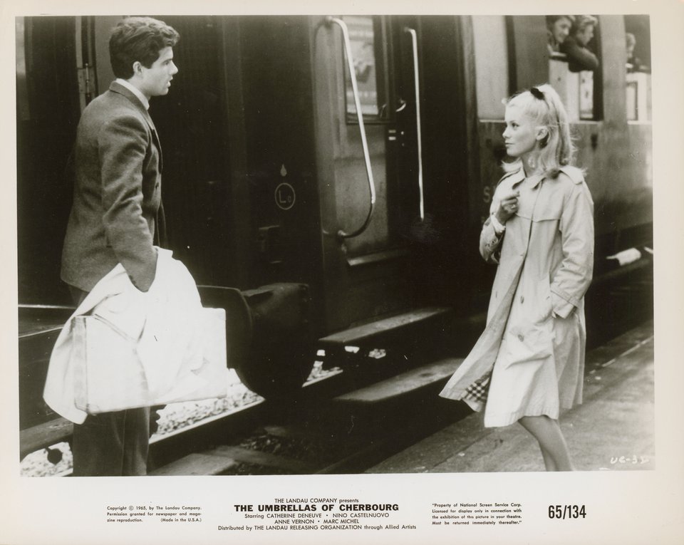 The Umbrellas of Cherbourg Original 1964 U.S. Silver Gelatin Single-Weight Photo