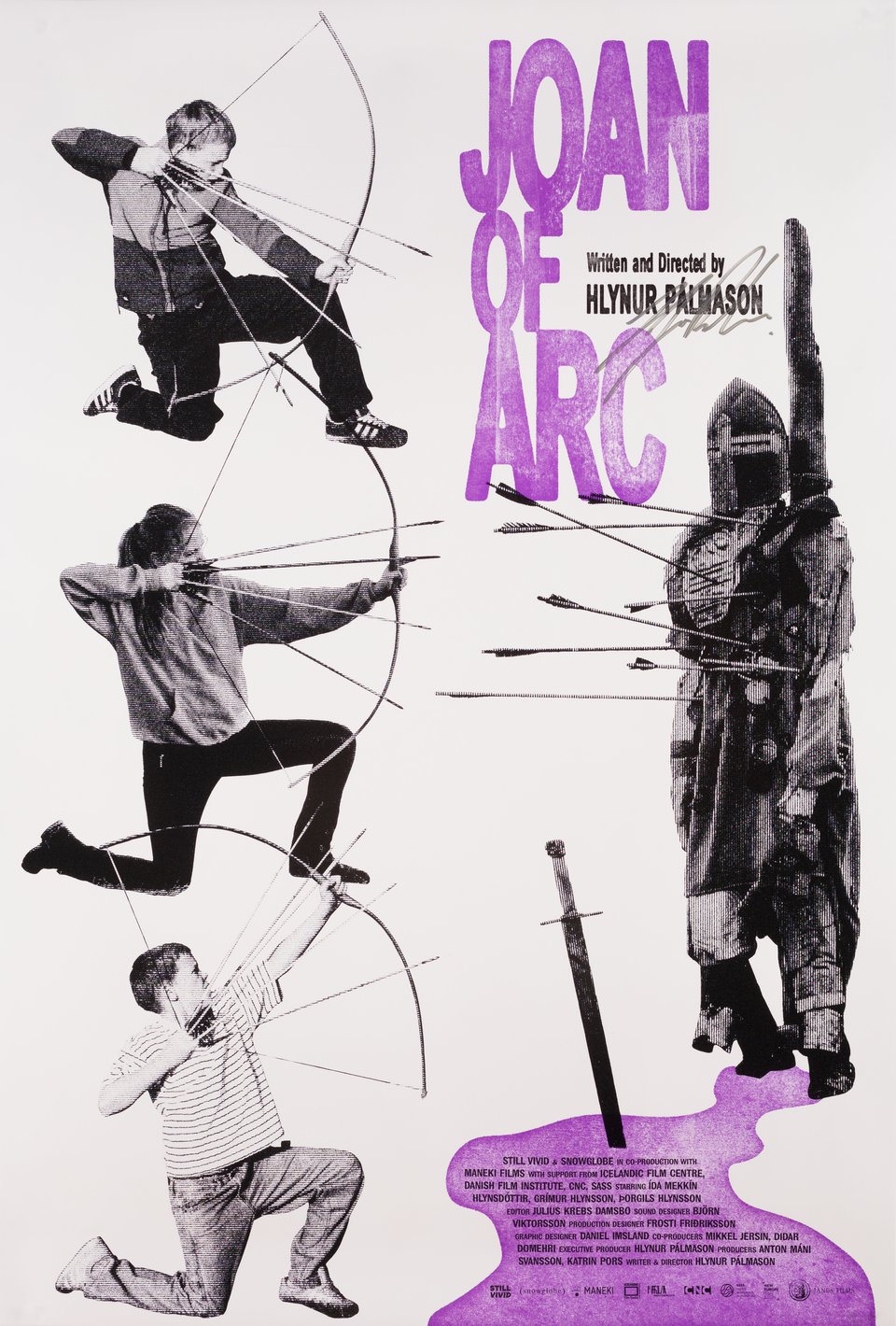 Joan of Arc Original 2026 U.S. One Sheet Movie Poster Signed by Hlynur Palmason