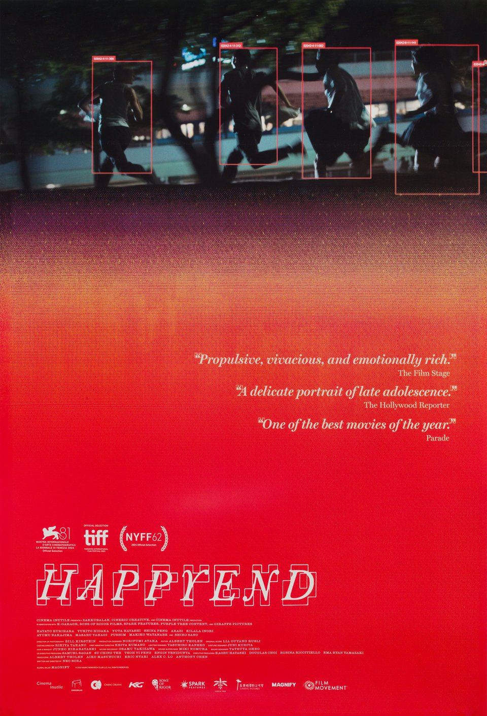 Happyend Original 2024 U.S. One Sheet Movie Poster