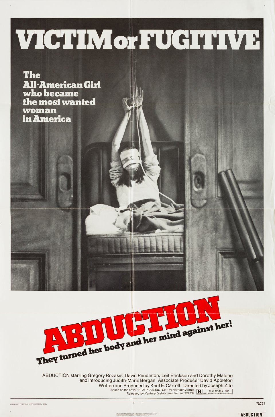Abduction Original 1975 U.S. One Sheet Movie Poster