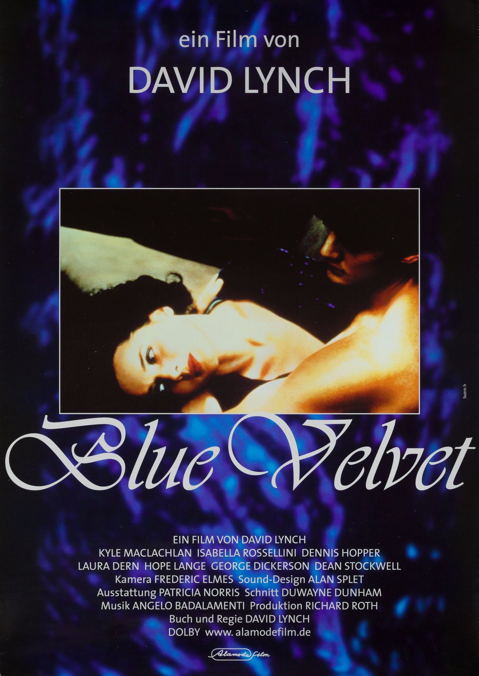 Blue Velvet Original R2003 German A1 Movie Poster