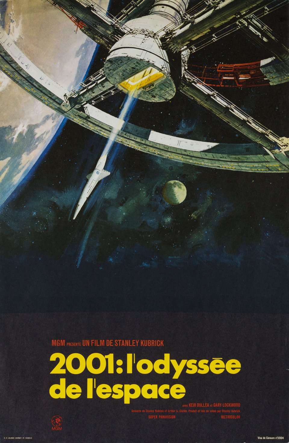 2001: A Space Odyssey Original R1970s French Petite Movie Poster