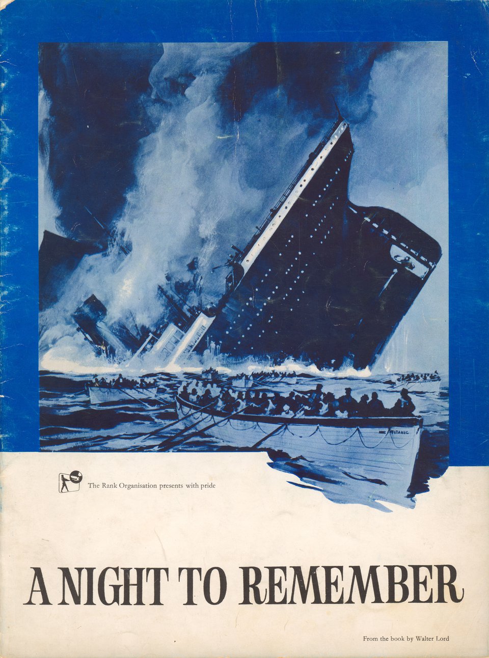 A Night to Remember Original 1958 British Movie Program