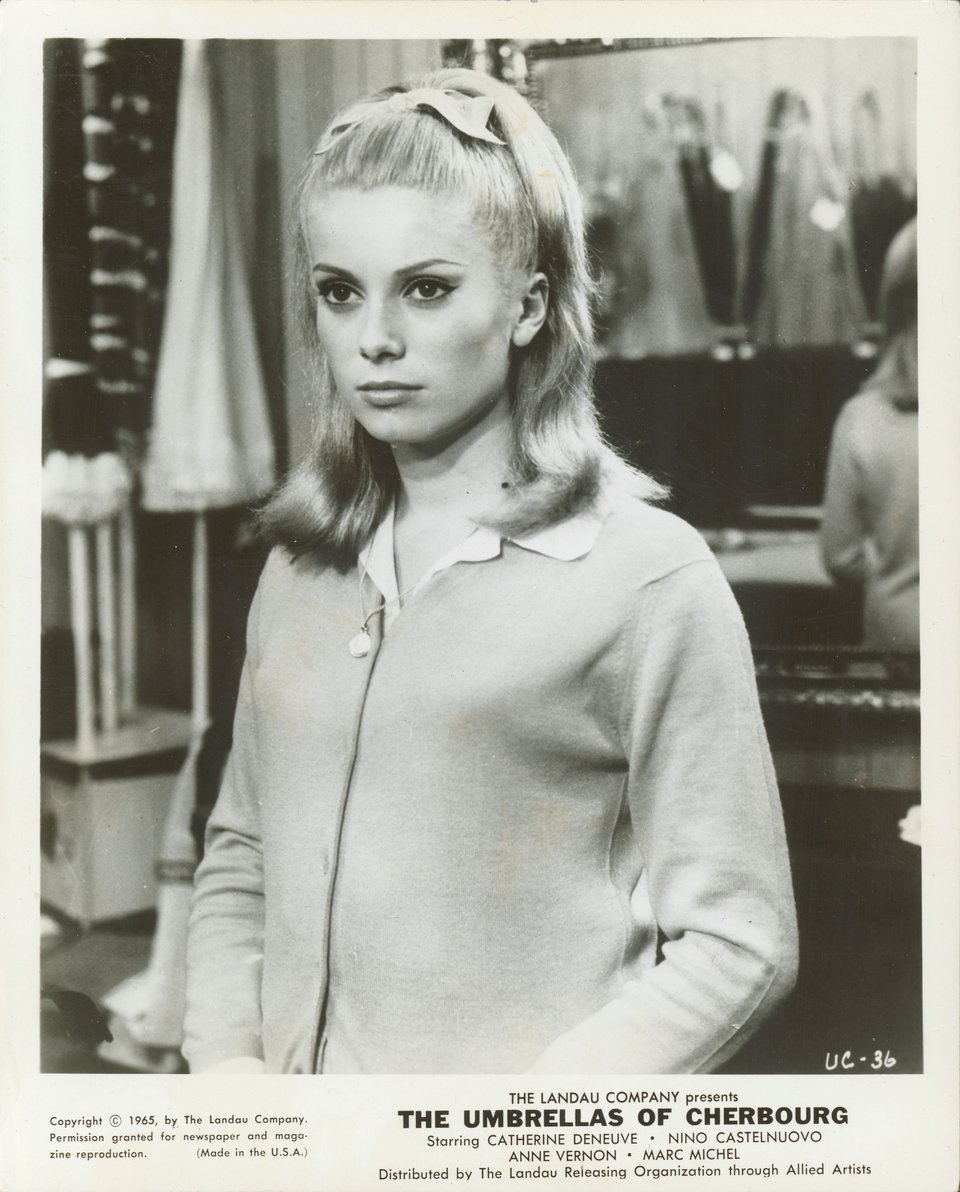 The Umbrellas of Cherbourg Original 1964 U.S. Portrait Photo