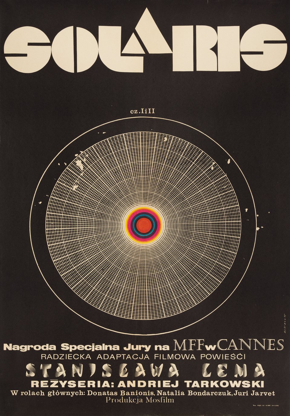 Solaris Original 1972 Polish A1 Movie Poster