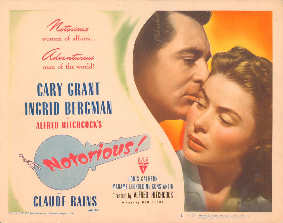 Notorious Original 1946 U.S. Title Card