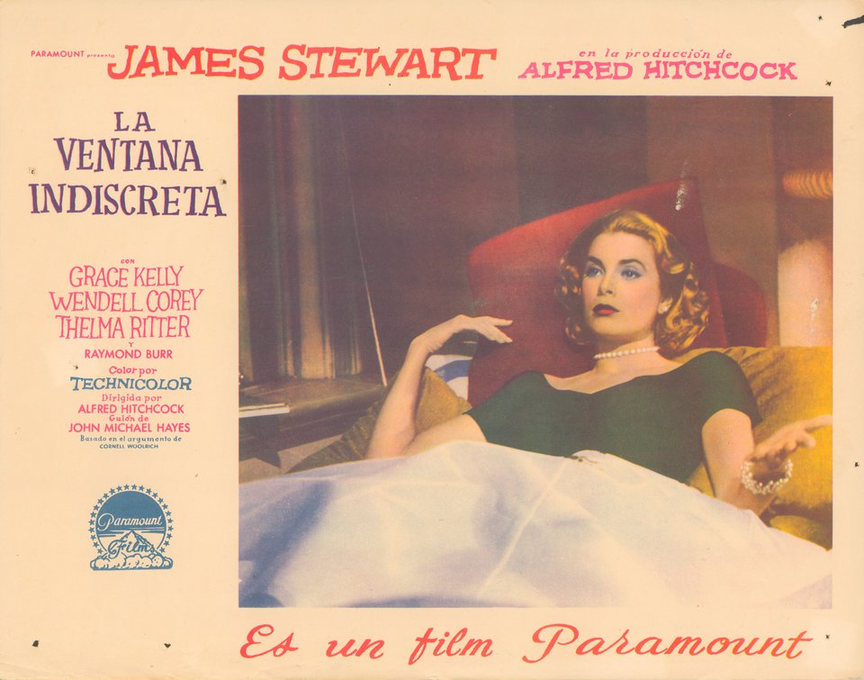 Rear Window Original 1954 Spanish Scene Card