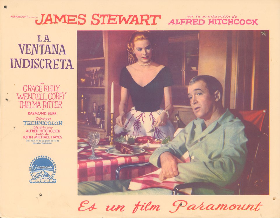 Rear Window Original 1954 Spanish Scene Card
