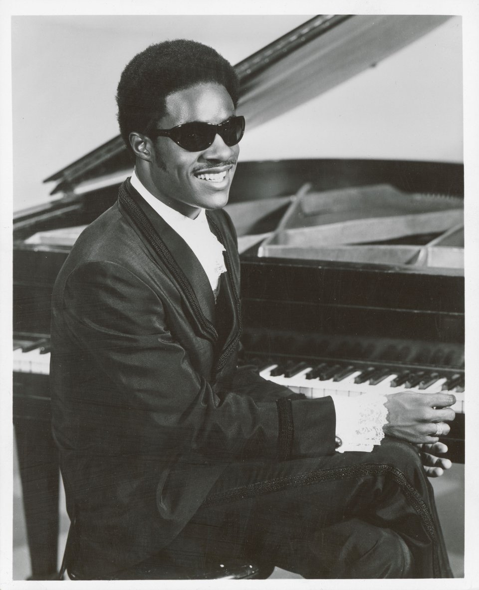 Stevie Wonder Original 1971 U.S. Silver Gelatin Single-Weight Photo