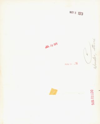 Stevie Wonder Original 1971 U.S. Silver Gelatin Single-Weight Photo Alternate Image