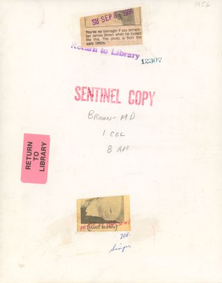 James Brown Original 1960s U.S. Silver Gelatin Single-Weight Photo Alternate Image