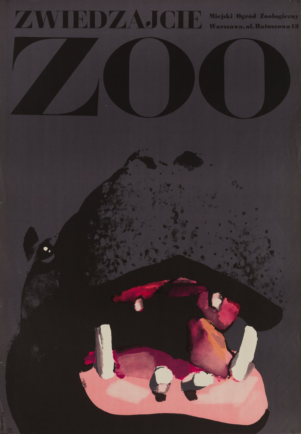 Zwiedzajcie Zoo Original 1979 Polish B1 Poster
