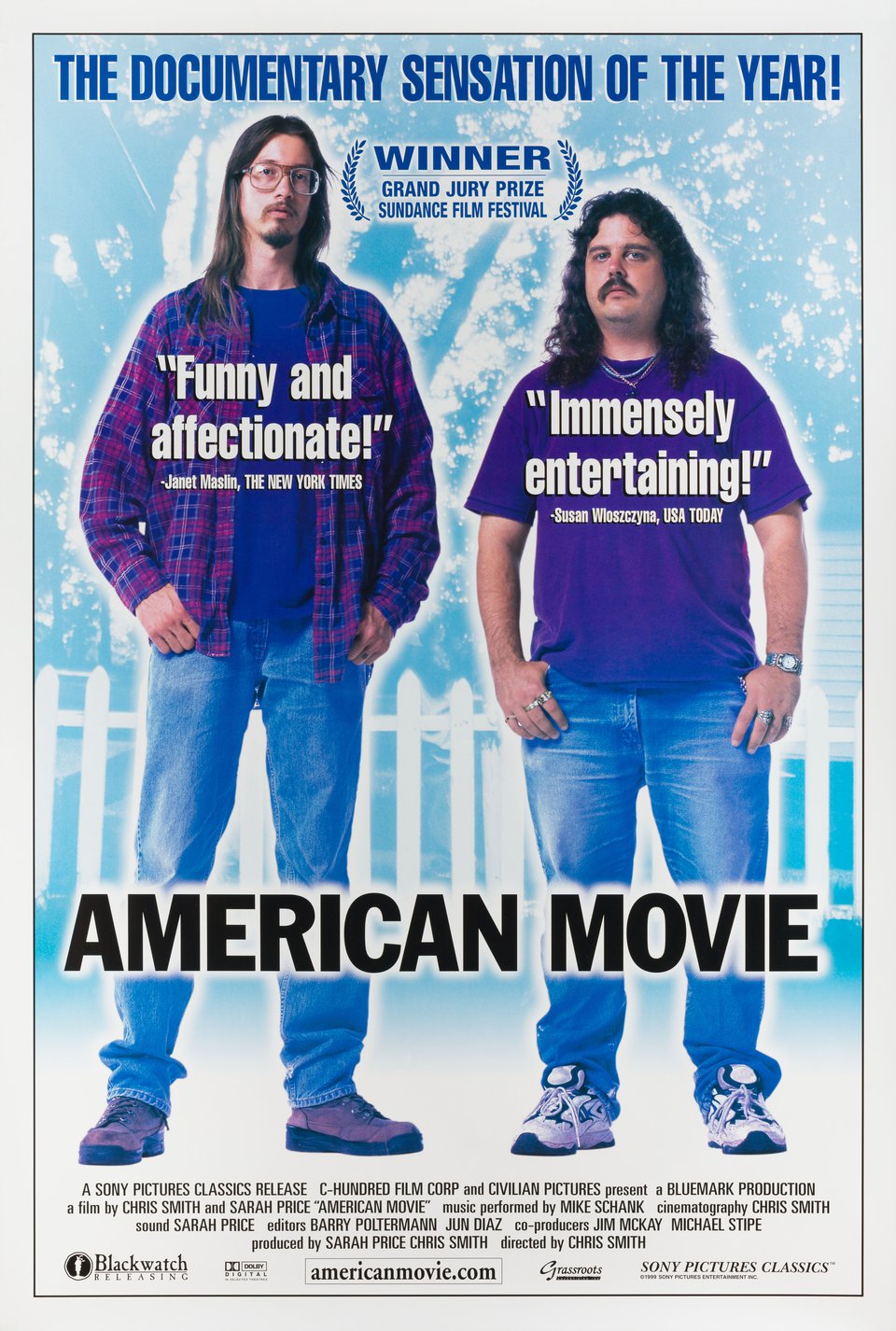 American Movie Original 1999 Canadian One Sheet Movie Poster